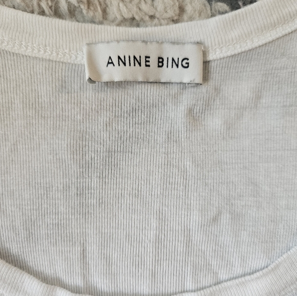 ANINE BING Micromodal Cashmere Blend Tank Top Xs - Picture 2 of 5